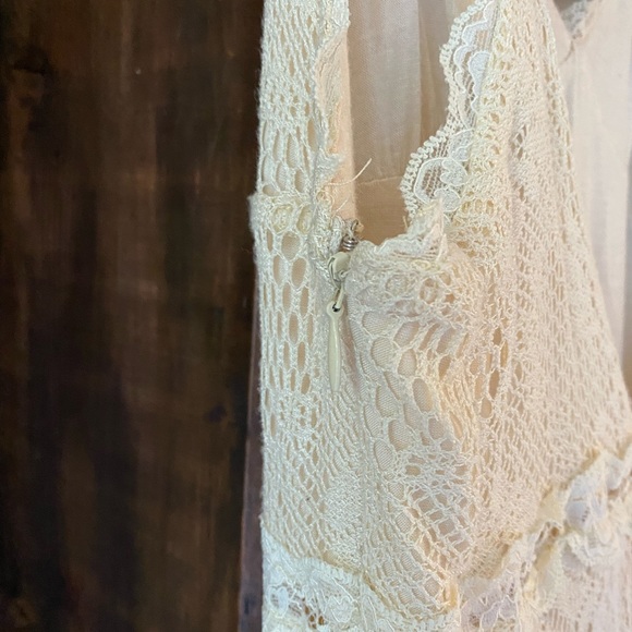 Ecoté White Lace Wide Leg Jumpsuit - Picture 12 of 12